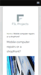 Mobile Screenshot of fslprojects.com